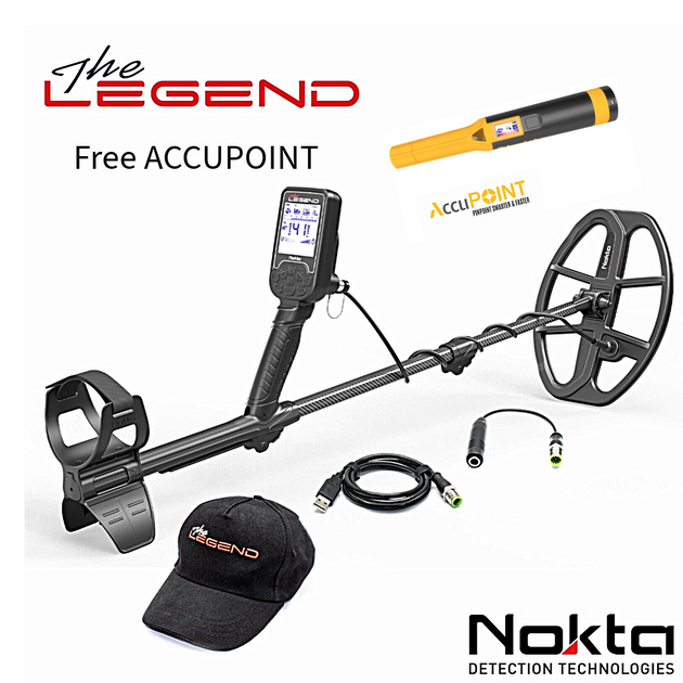 Nokta Legend Metal detector with free accupoint pinpointer 