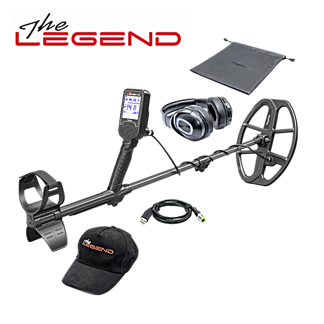 Nokta Makro Legend - Détecteur De Métaux Multifréquence Simultanée, Étanche 3m, Avec Casque Bluetooth