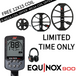Minelab Equinox 900 Promotion with Free 15" Search Coil
