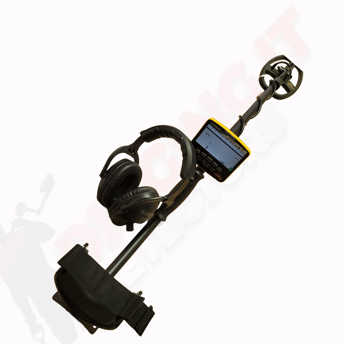 GARRETT Ace Apex Pro Metal Detector with 6″x11″ Viper Search Coil and Headphones
