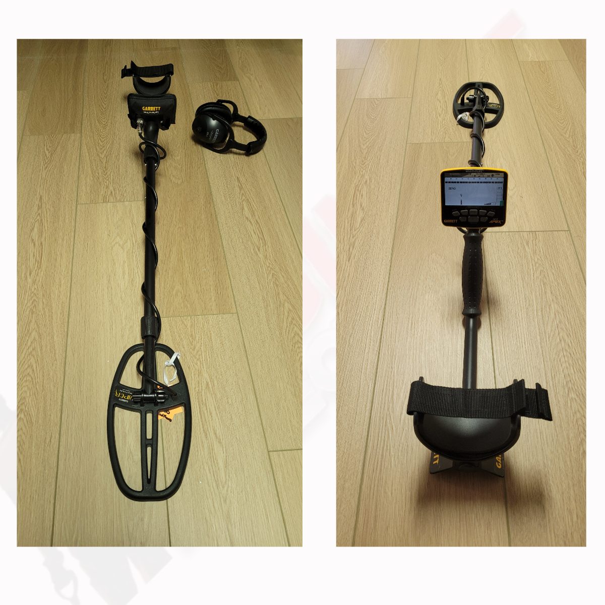 GARRETT Ace Apex Pro Metal Detector with 6″x11″ Viper Search Coil and Headphones