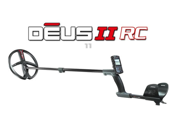 XP Deus RC with 11 inch Coil extended