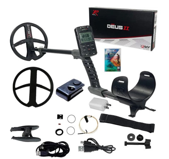 XP Deus RC with 11 inch Coil & Accessories. Fast Multi Frequency 