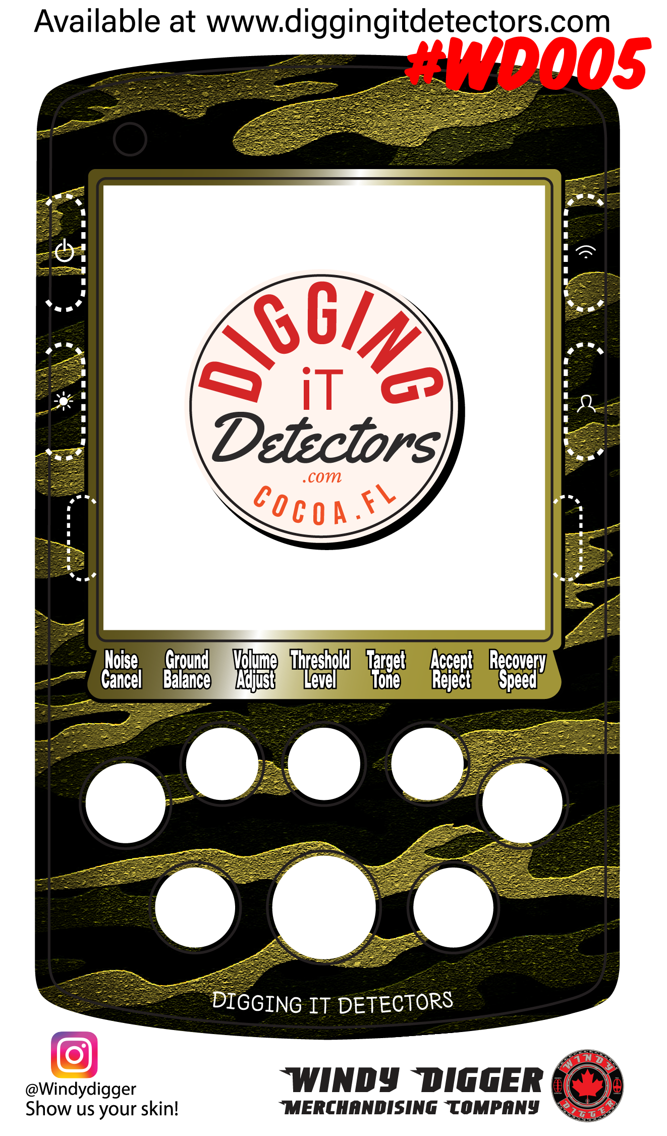 Windydigger Vinyl Keypad Skins