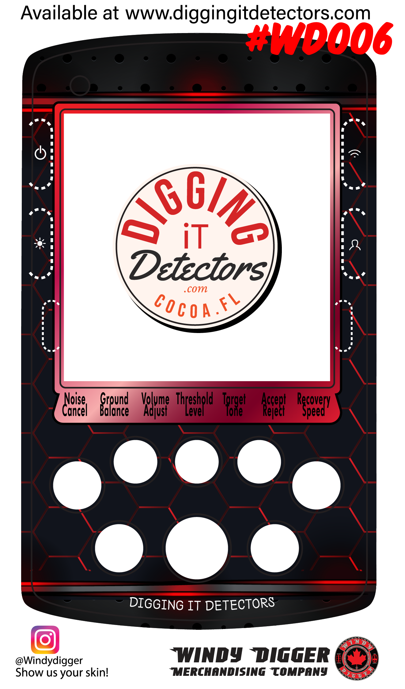 Windydigger Vinyl Keypad Skins
