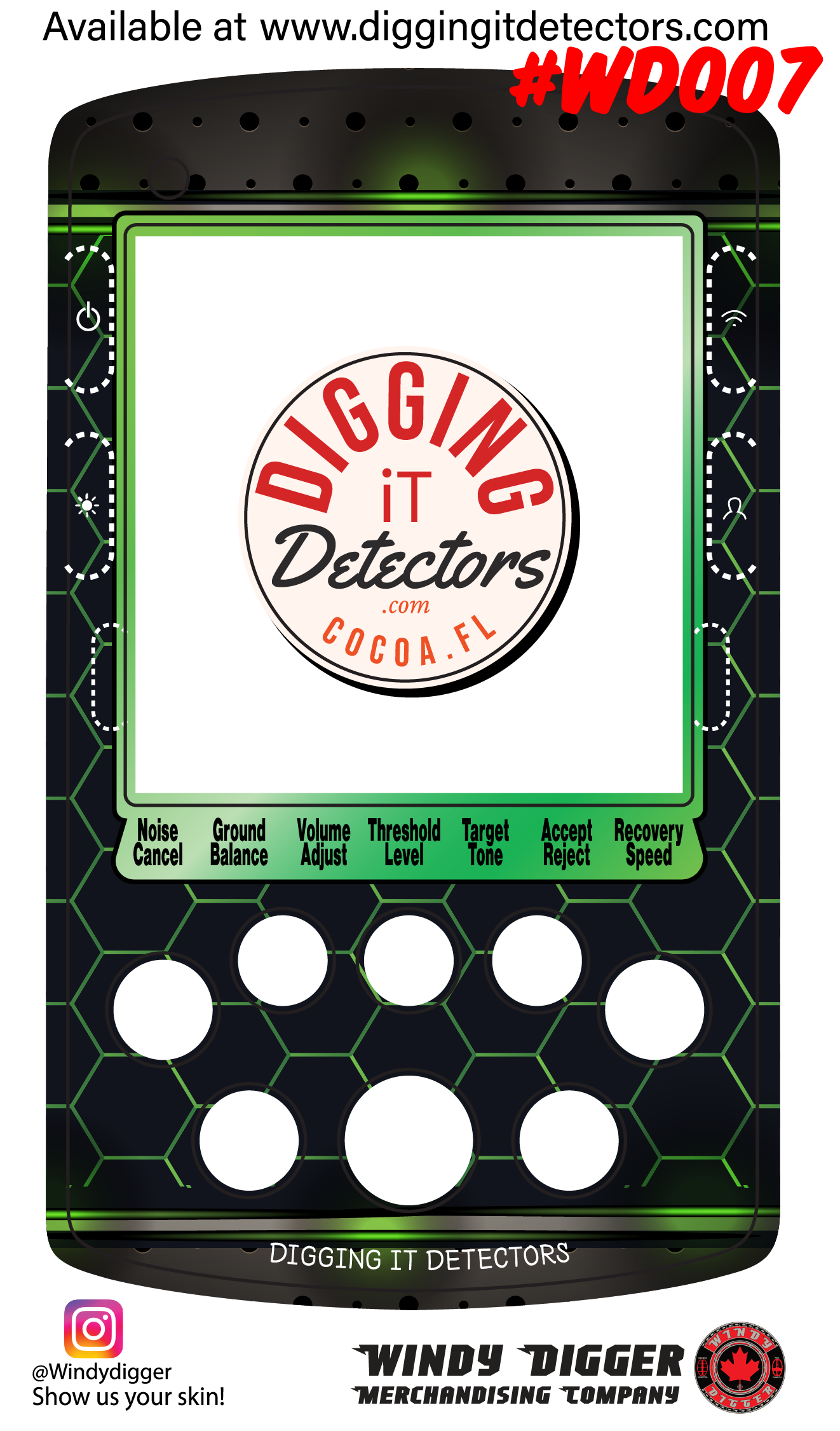 Windydigger Vinyl Keypad Skins