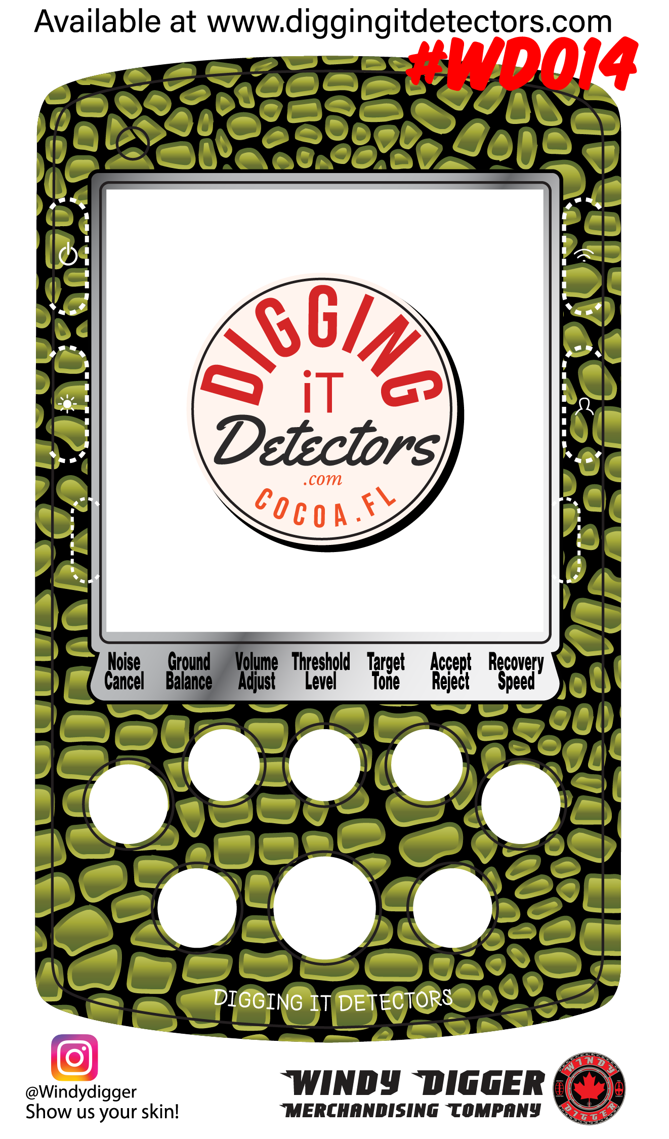 Windydigger Vinyl Keypad Skins