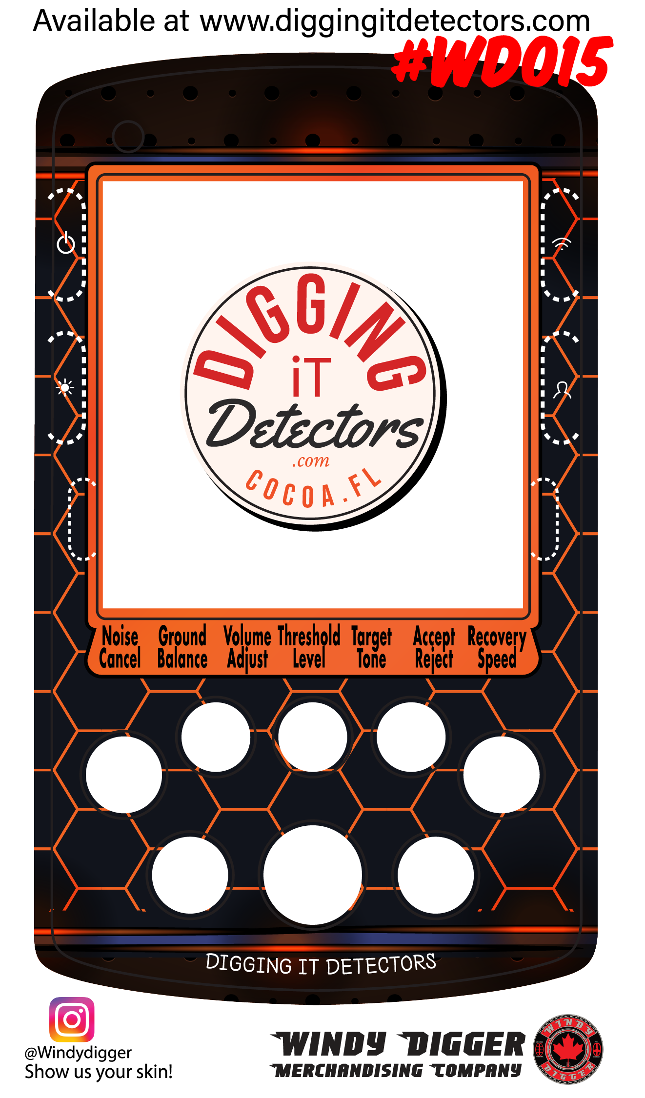 Windydigger Vinyl Keypad Skins