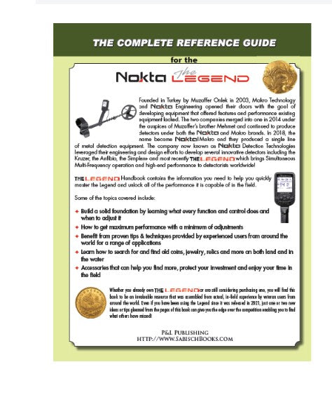 The Nokta Legend Handbook by Andy Sabisch