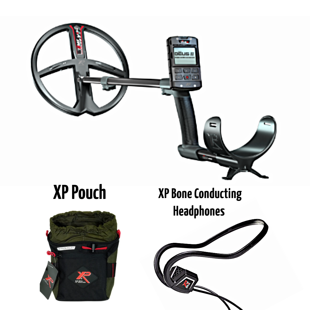 XP Deus 2 detector with XP Pouch, XP Boneconductors, 