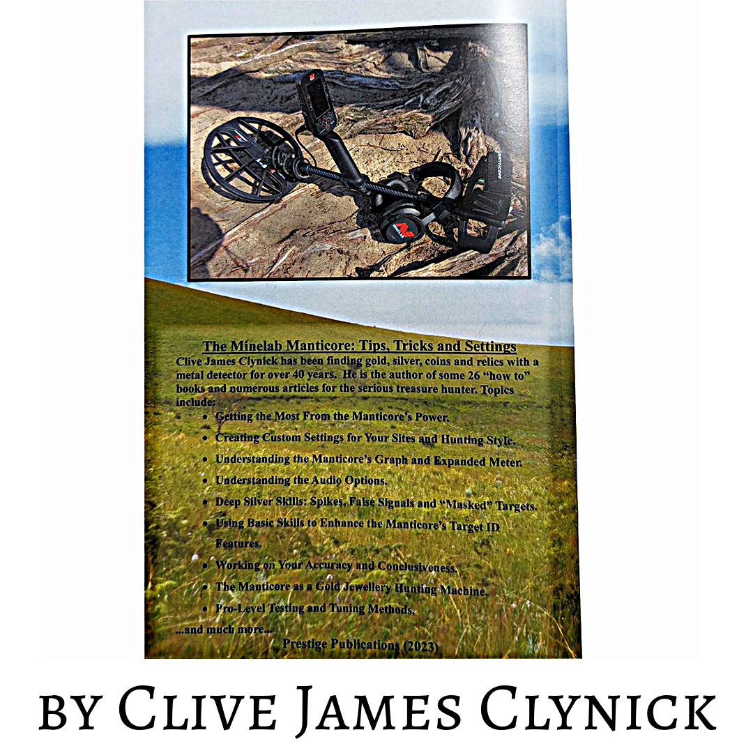 Minelab Manticore Tips & Tricks Book by Clive James Clynick