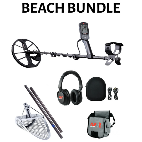 Minelab Equinox 700 Beach Bundle with CKG Beach scoop and handel plus Minelab Pouch