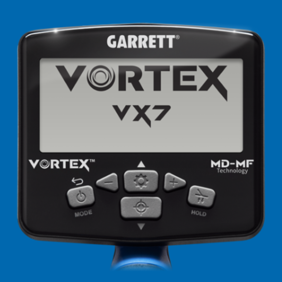 MORE POWER THAN VX5  More advanced. Includes more frequency and mode options than VX5, including the powerful Multi-Frequency Salt mode for wet sand and saltwater surf use. Two-tiered MD-MF Target ID display (with separate ferrous and non-ferrous target scales). Additional audio tones plus adjustable Recovery Speed.