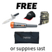 Promotional Items for free with Purchase of Nokta Legend Pro Pack
