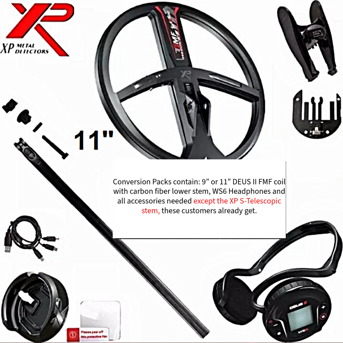 upgrade your metal detecting experience with the XP Conversion Pack