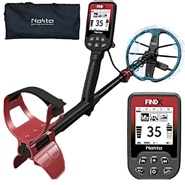 nokta Finx detector with travel bag