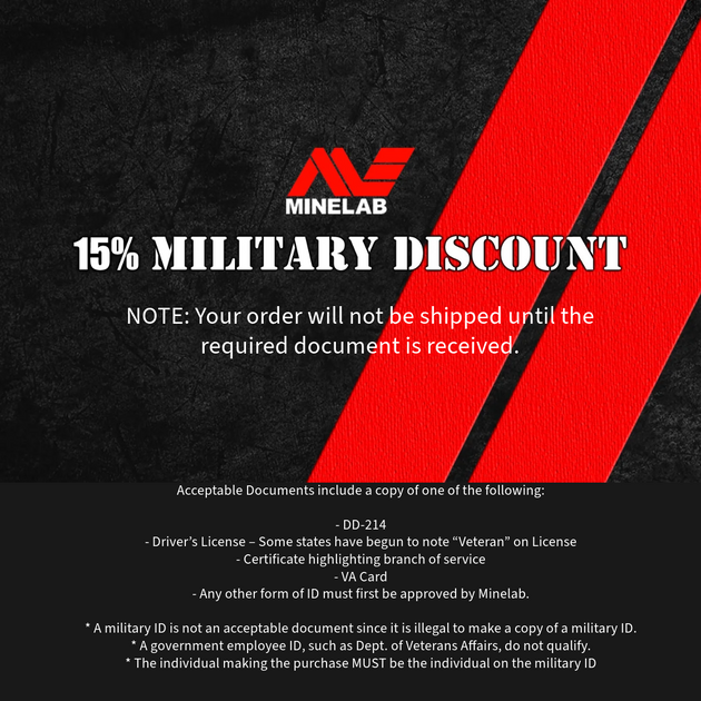 15% Military Discount