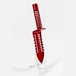 Motley Grass Knife Red