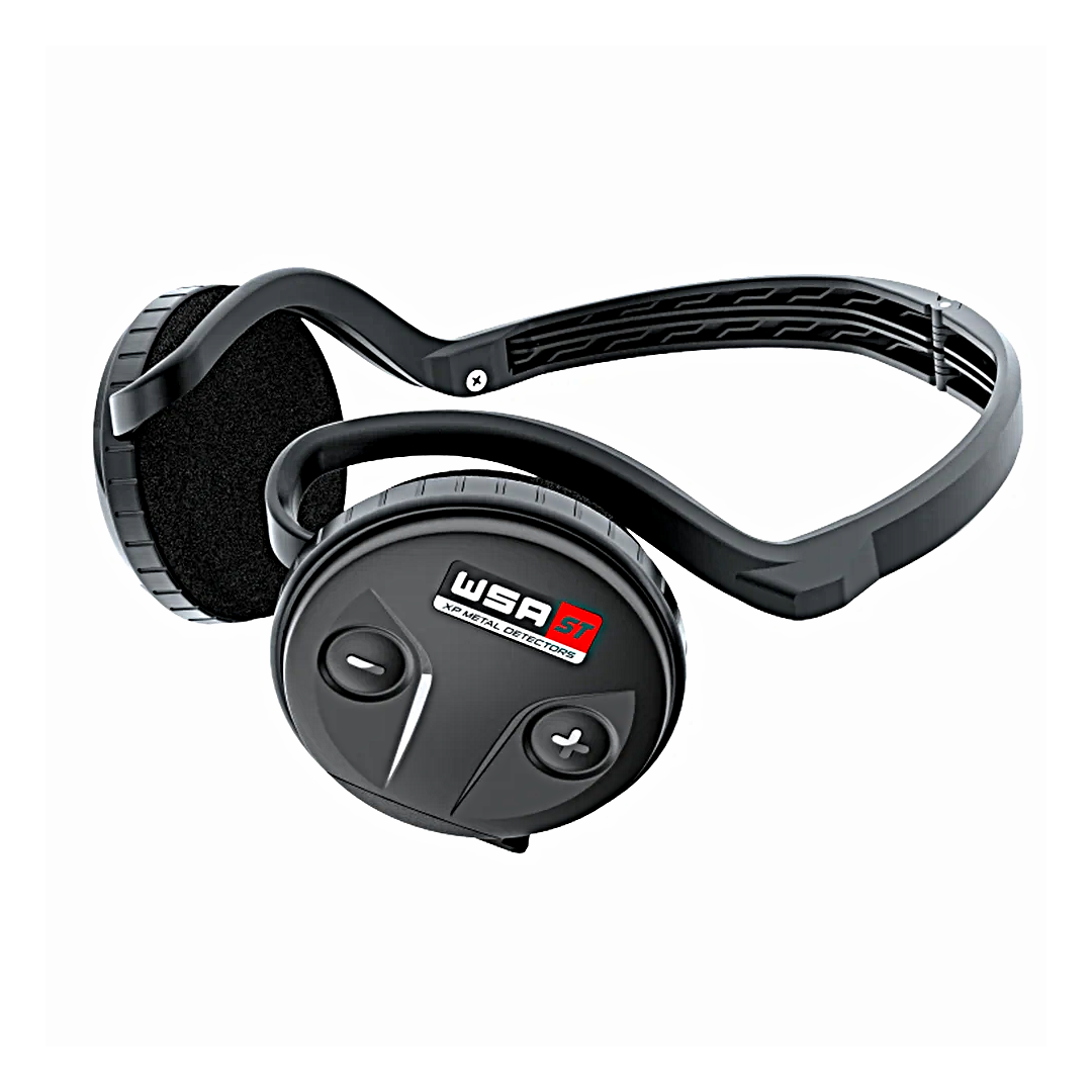 Black wireless headset with WSA logo XP WSA ST XP DEUS II 
