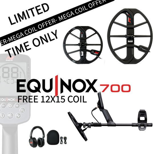 Minelab Equinox 700 May Promotion Free 15" Search Coil