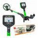 Nokta Midi Hoard Metal Detector with packaging indicating it is an open-box item. The detector has a green and black color scheme with a digital display and kidney-shaped searchcoil.