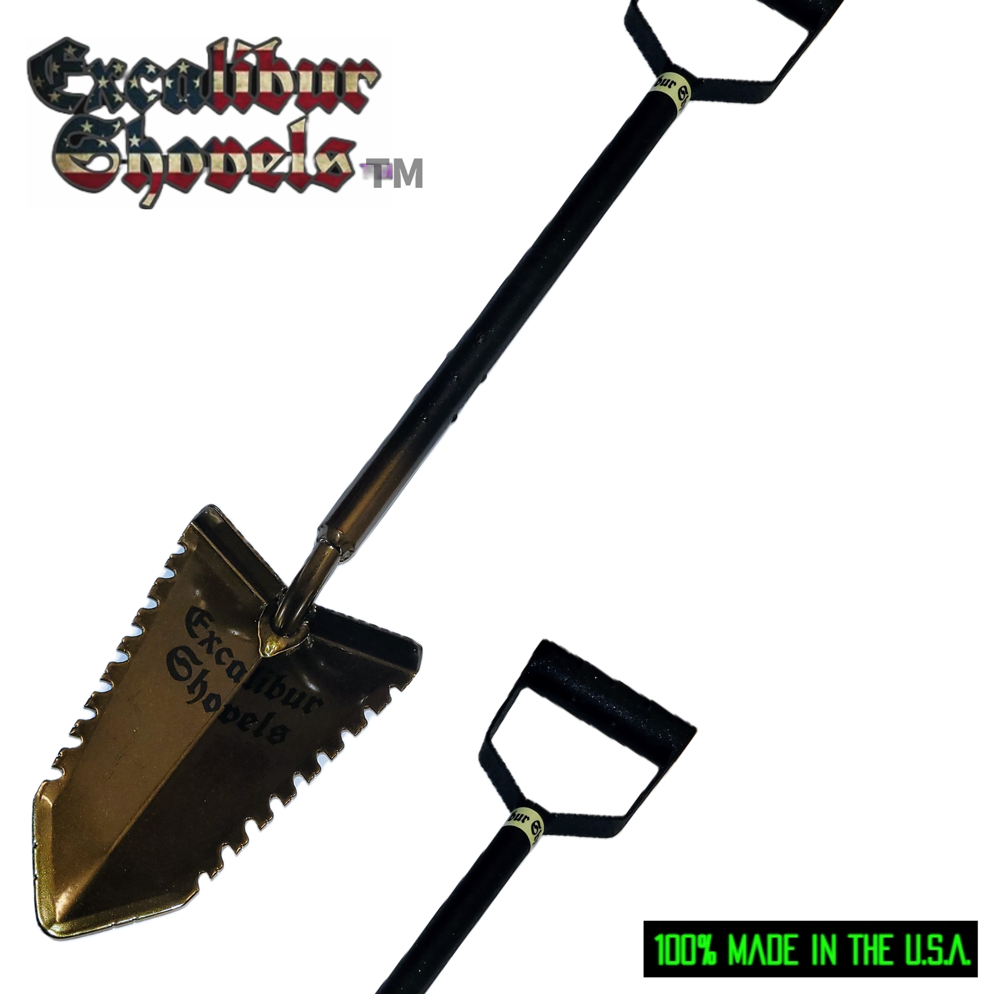 Excalibur Sir Kay  D-Handle Shovel (WIDE BLADE)