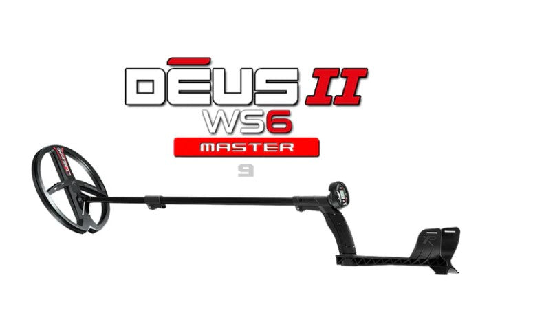 XP DEUS II WS6 Master Fast Multi Frequency Metal Detector side view
