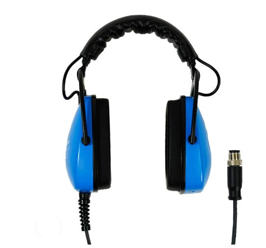 Blue Aqua Tek Waterproof Headphones for Minelab Metal Detectors
