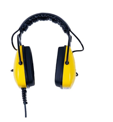 Yellow Thresher Waterproof Headphones for XP DUES Metal Detectors