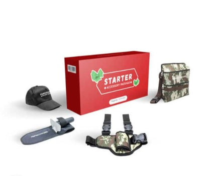 Nokta Starter Package – Premium Stainless Steel Digger, Finds Pouch, PP Leg Holster, and Cap